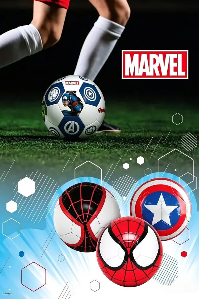 **56120- PELOTAS DE FÚTBOL Nº5  MARVEL 280GR 5mod +INFO+FOTOS