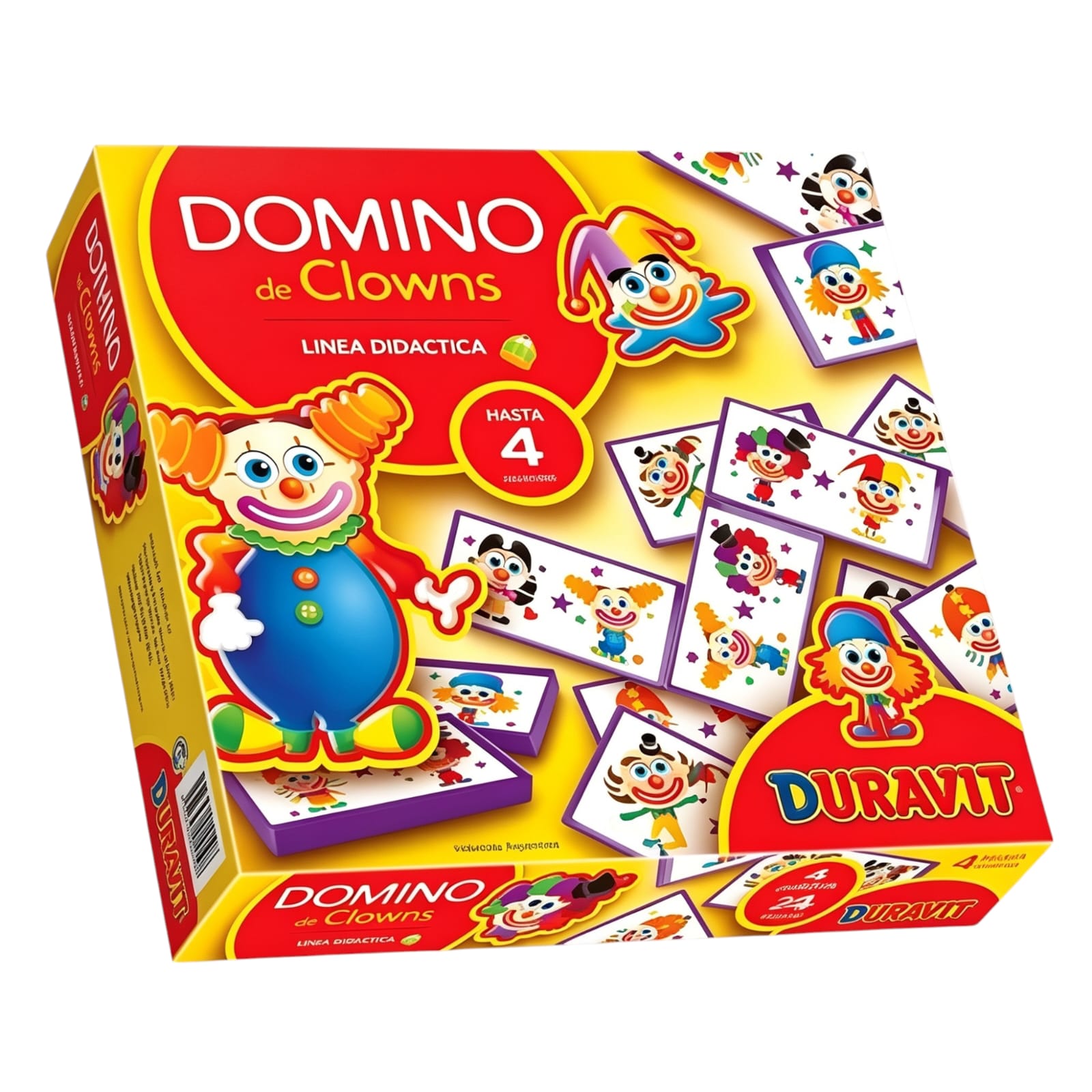 35 DOMINO EN CAJA  PAYASOS  DURAVIT (Caja 24)