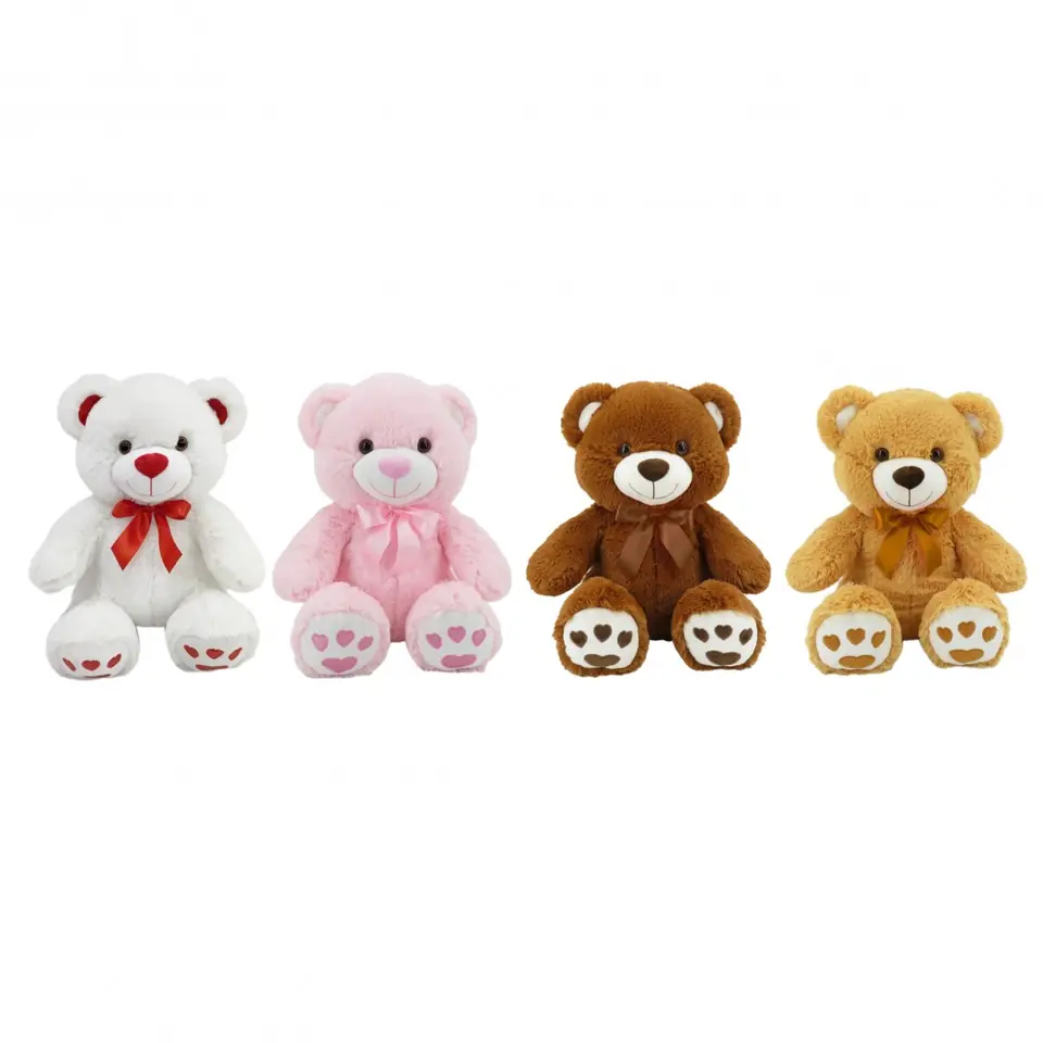 441172-18 - OSO MOÑO HUELLAS  GDE  18"  4 COLORES