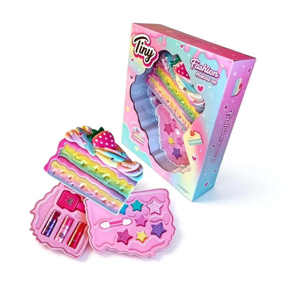 3368- maquillaje tiny set cake arcoiris 21x27x7 +info+fotos