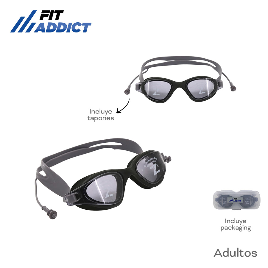 17841 - Antiparras Natacion Adultos Fit Addict T2