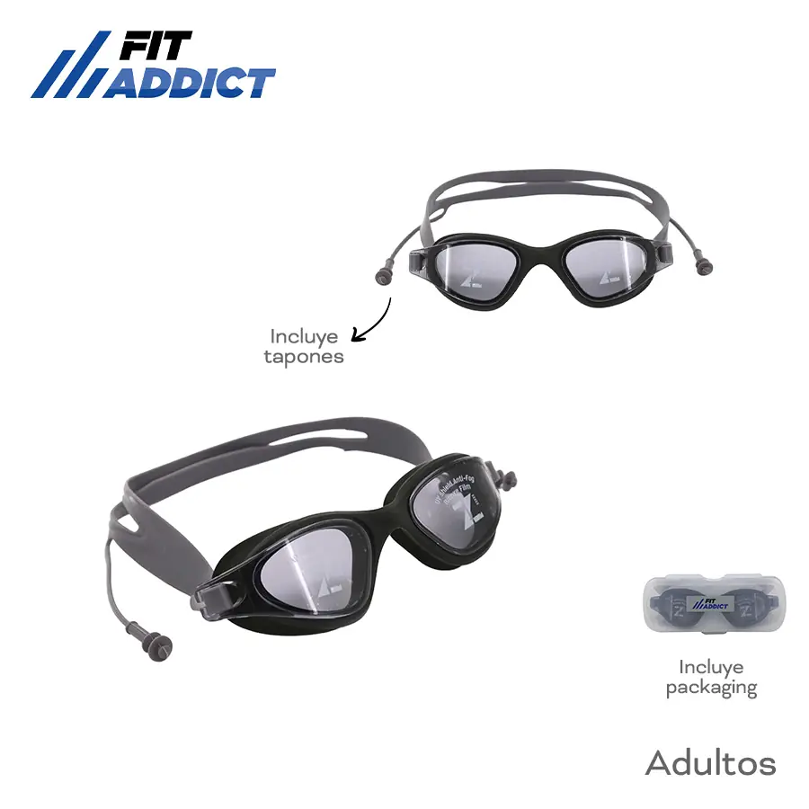 17841 - Antiparras Natacion Adultos Fit Addict T2