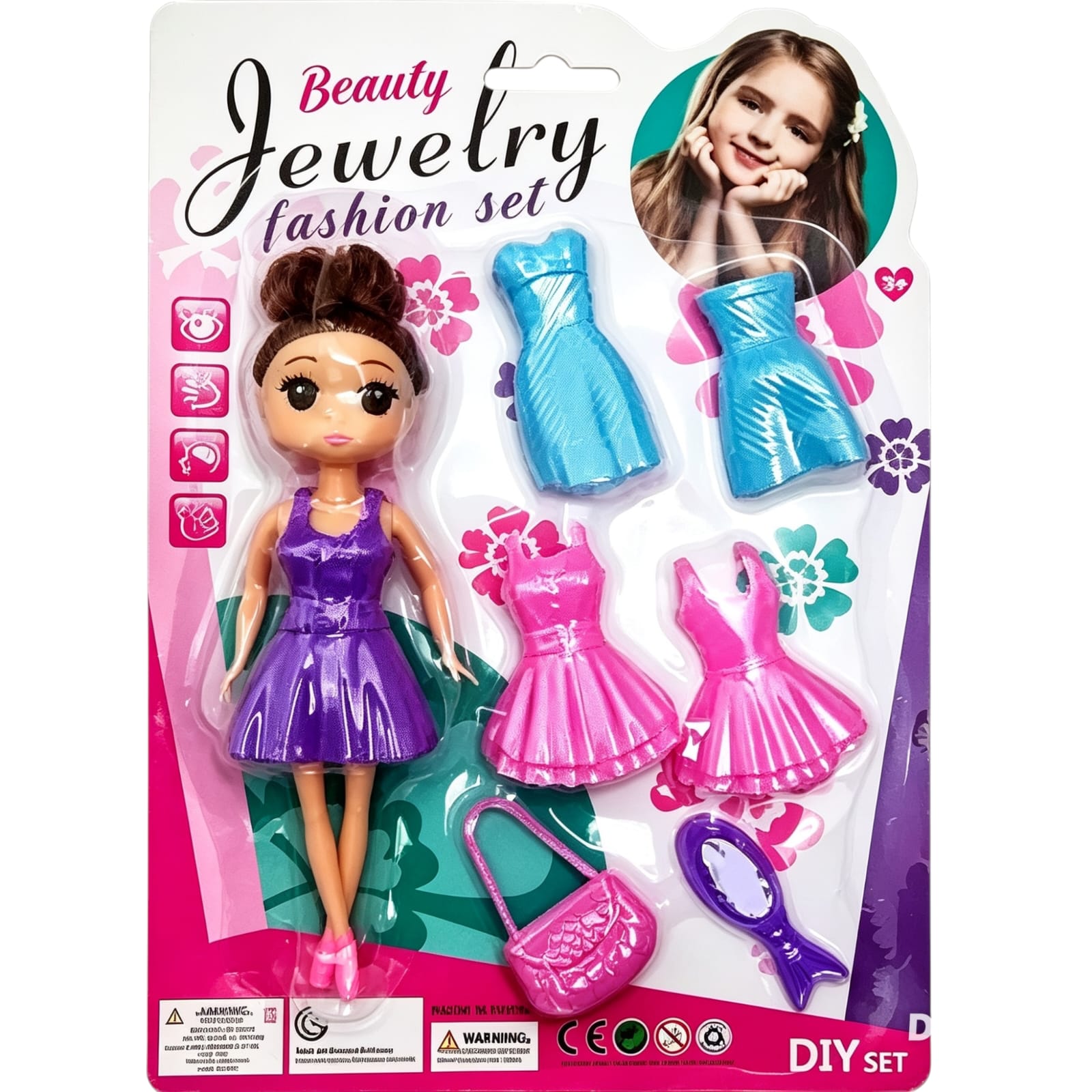 10542 - MUÑECA C/ACCES  7P 26X18