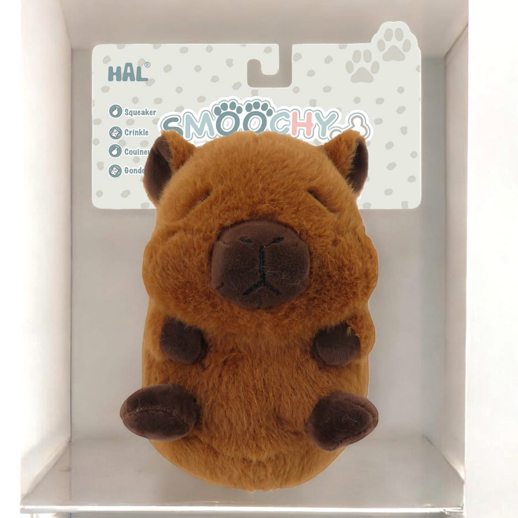 19544- MASCOTAS,PET SHOP, PET PALS  CAPIBARA 7"=18CM C/SONIDOS "Juguetes para compartir con tu amigo de 4 patas" +INFO+FOTOS