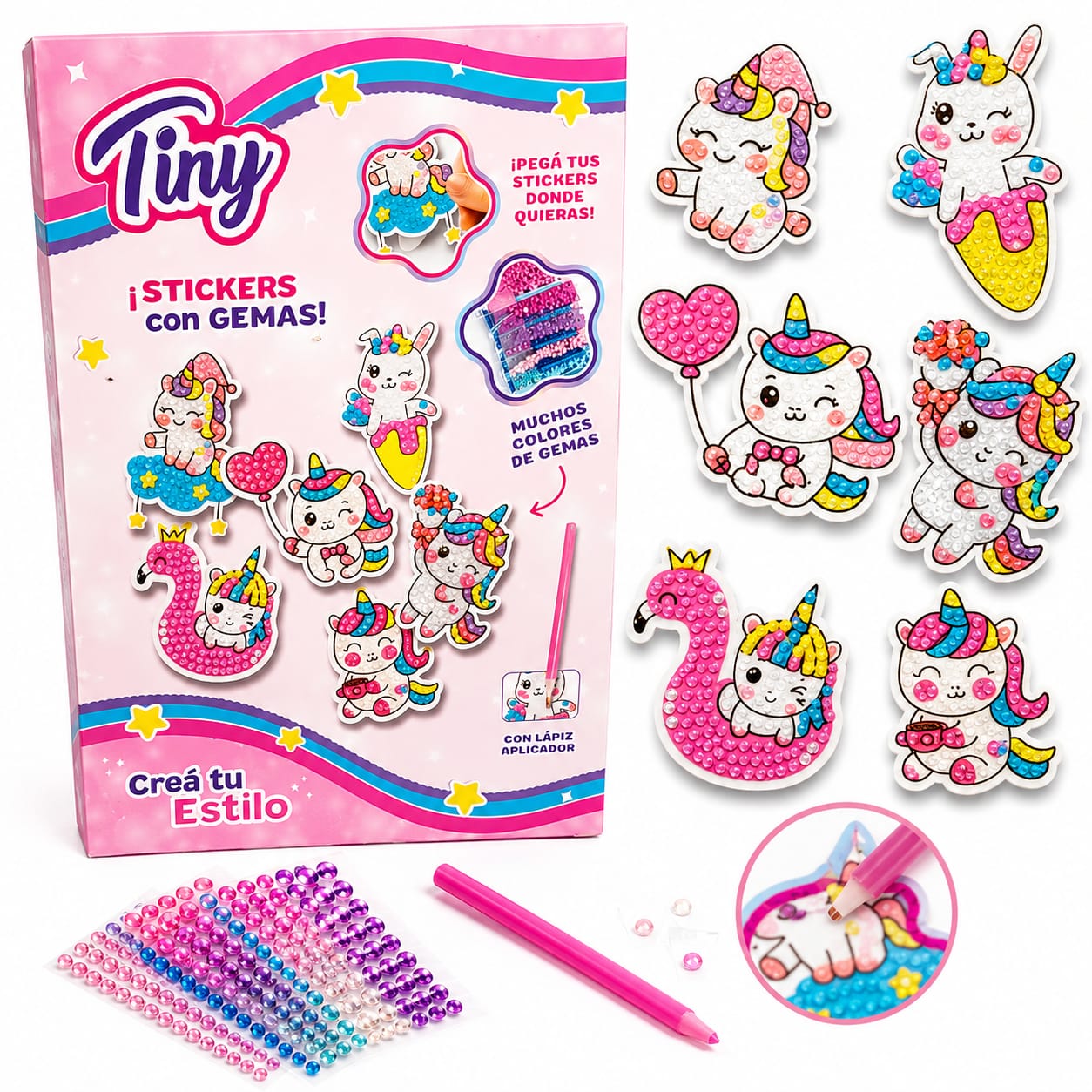 Gemas Tiny Diamond Painting Decoracion Con Lapiz Aplicador