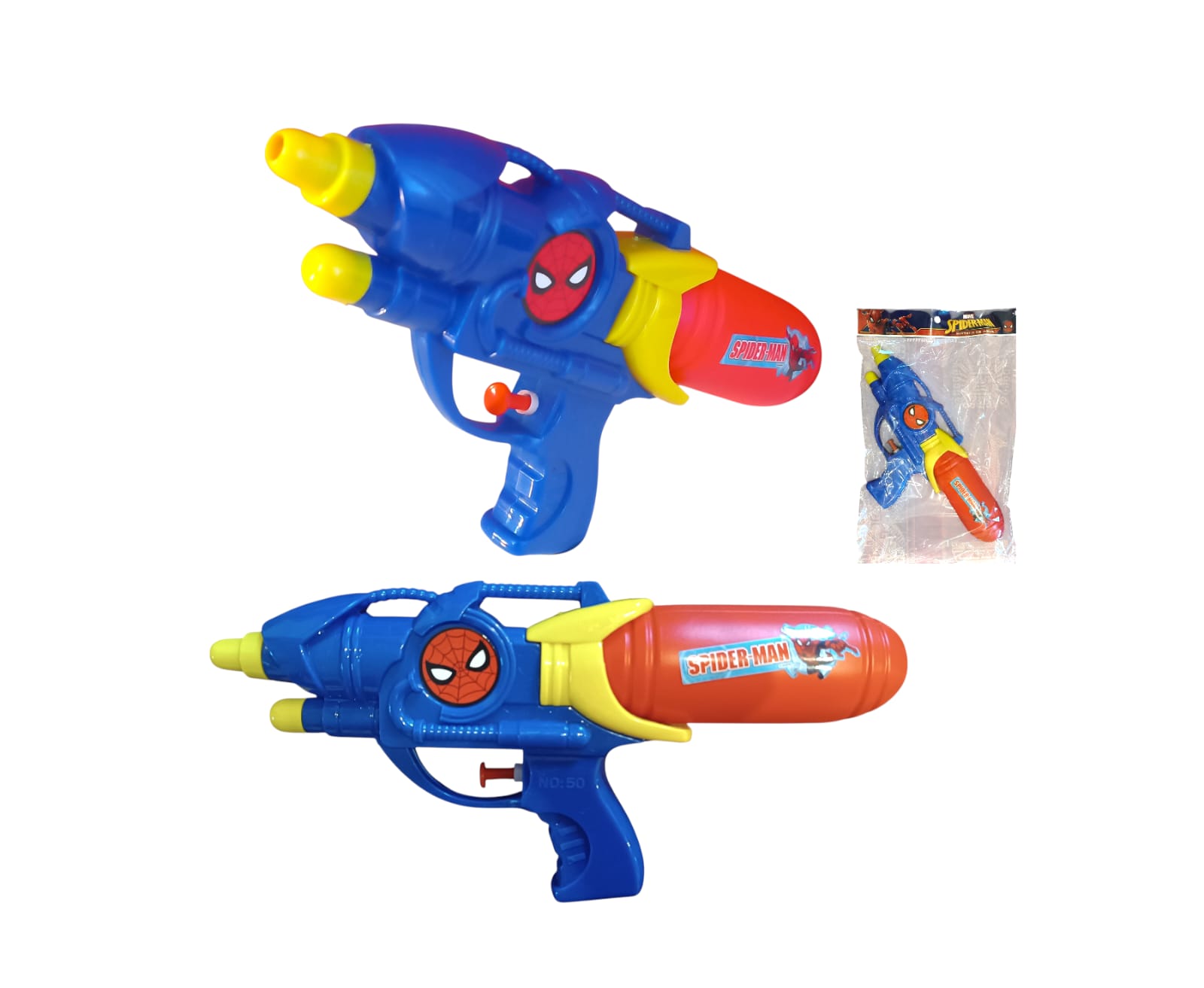 8706- PISTOLA DE AGUA SPIDERMAN FAST SHOP (PISTOLA 28X13X6) +INFO+FOTOS