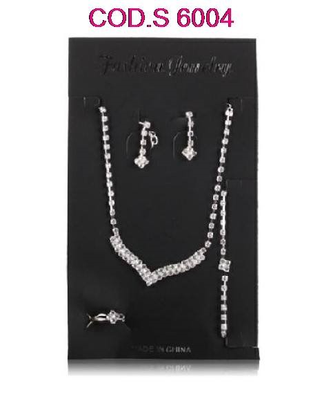 S6004 SET COLLAR AROS PULCERA ANILLO