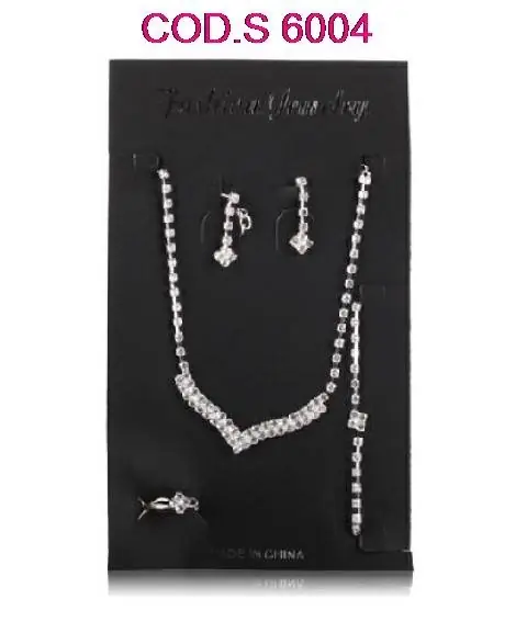 S6004 SET COLLAR AROS PULCERA ANILLO