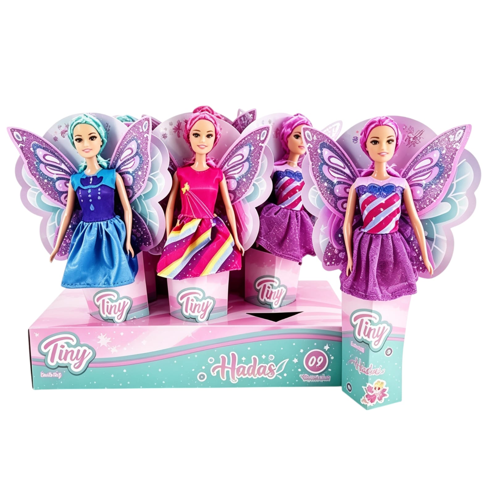 54455 - MUÑECA TINY HADA  9 UNI DISPLAY BOX  (+FOTOS)