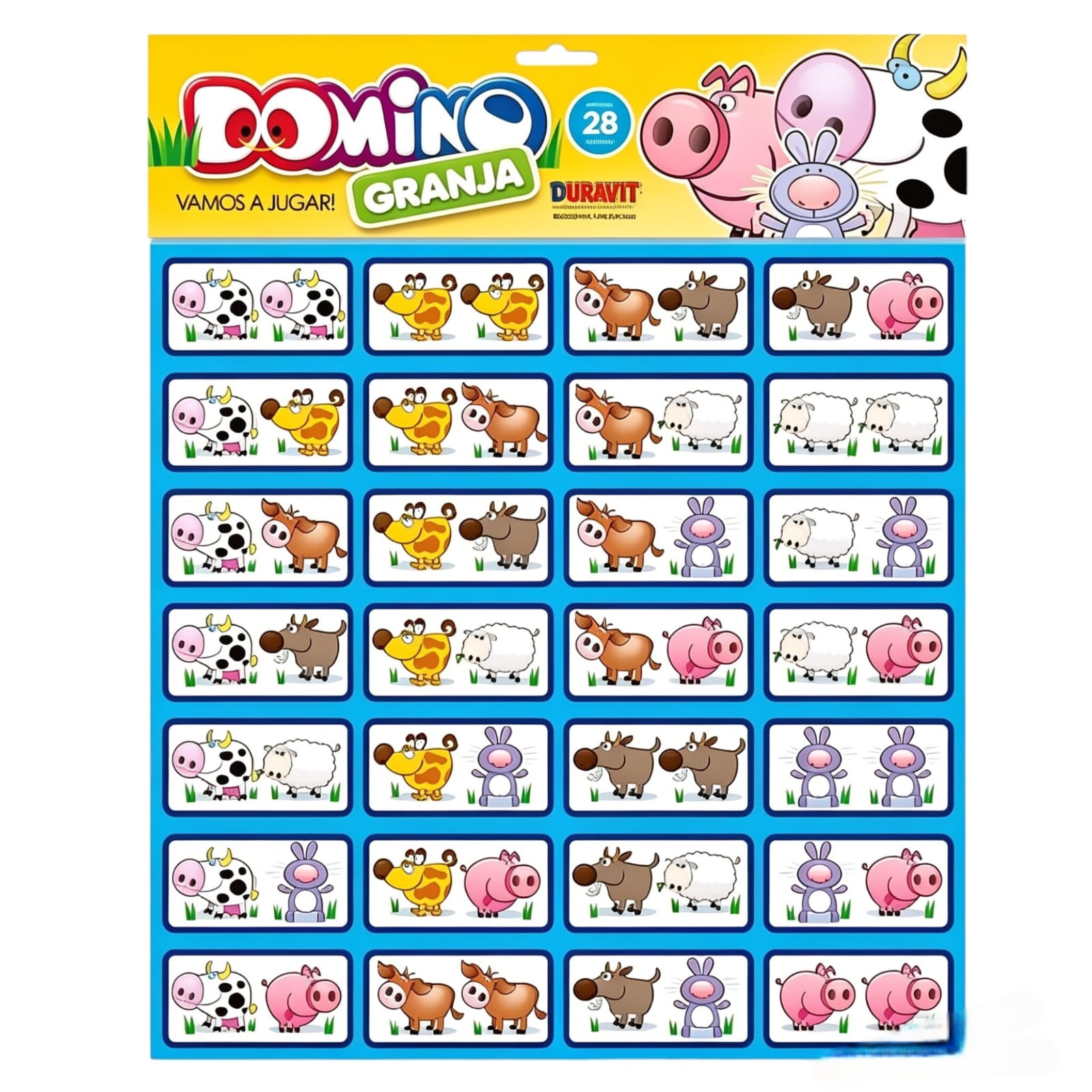 13 DOMINO GRANJA BLISTERS DURAVIT (Caja 36)