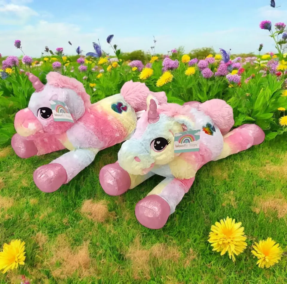 29088- UNICORNIO COLORES 2 MOD  22.5"=57CM +INFO+FOTOS