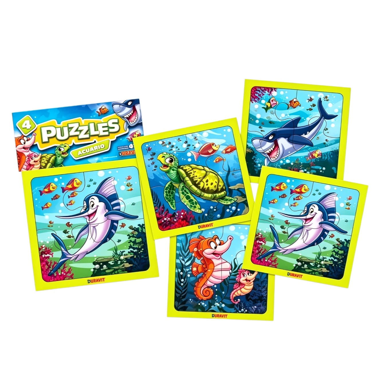29 PUZZLE X 4  ACUARIO  DURAVIT (Caja 48)