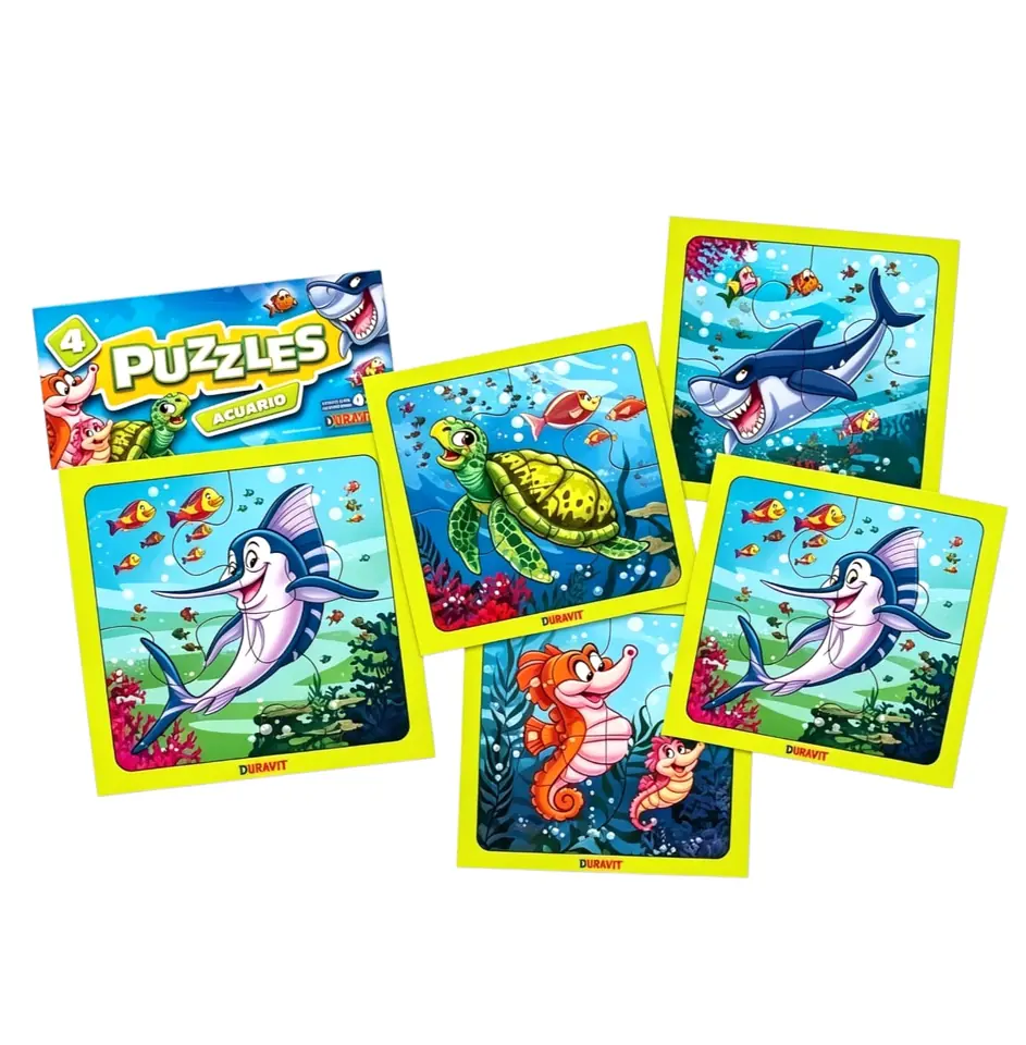 29 PUZZLE X 4  ACUARIO  DURAVIT (Caja 48)
