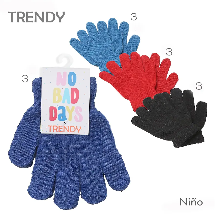 51137- Guante Infantil Trendy textil +INFO+FOTOS