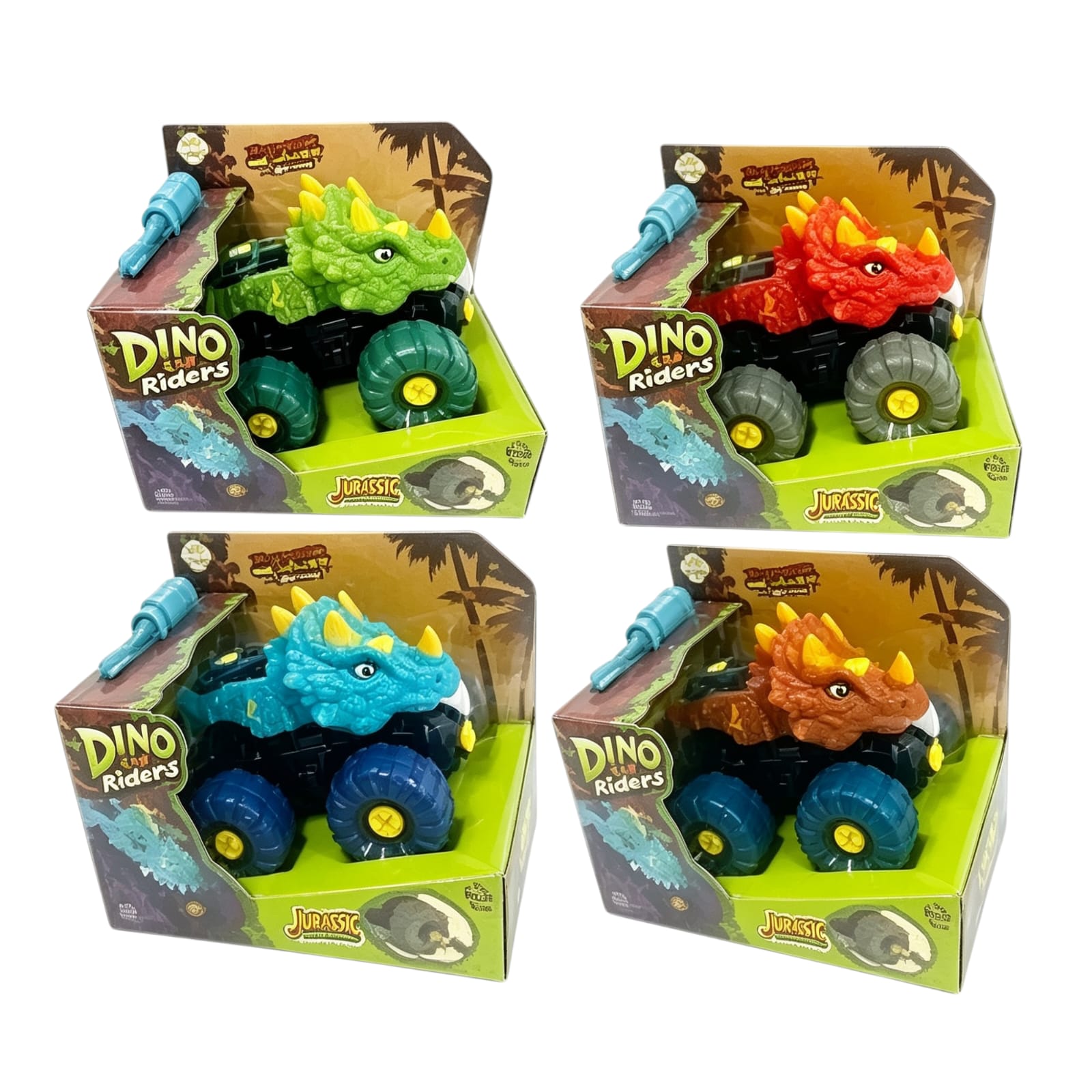 54644 - AUTO DINOSAURIO PARA ARMAR CAJA 19X15X13 +INFO+FOTOS
