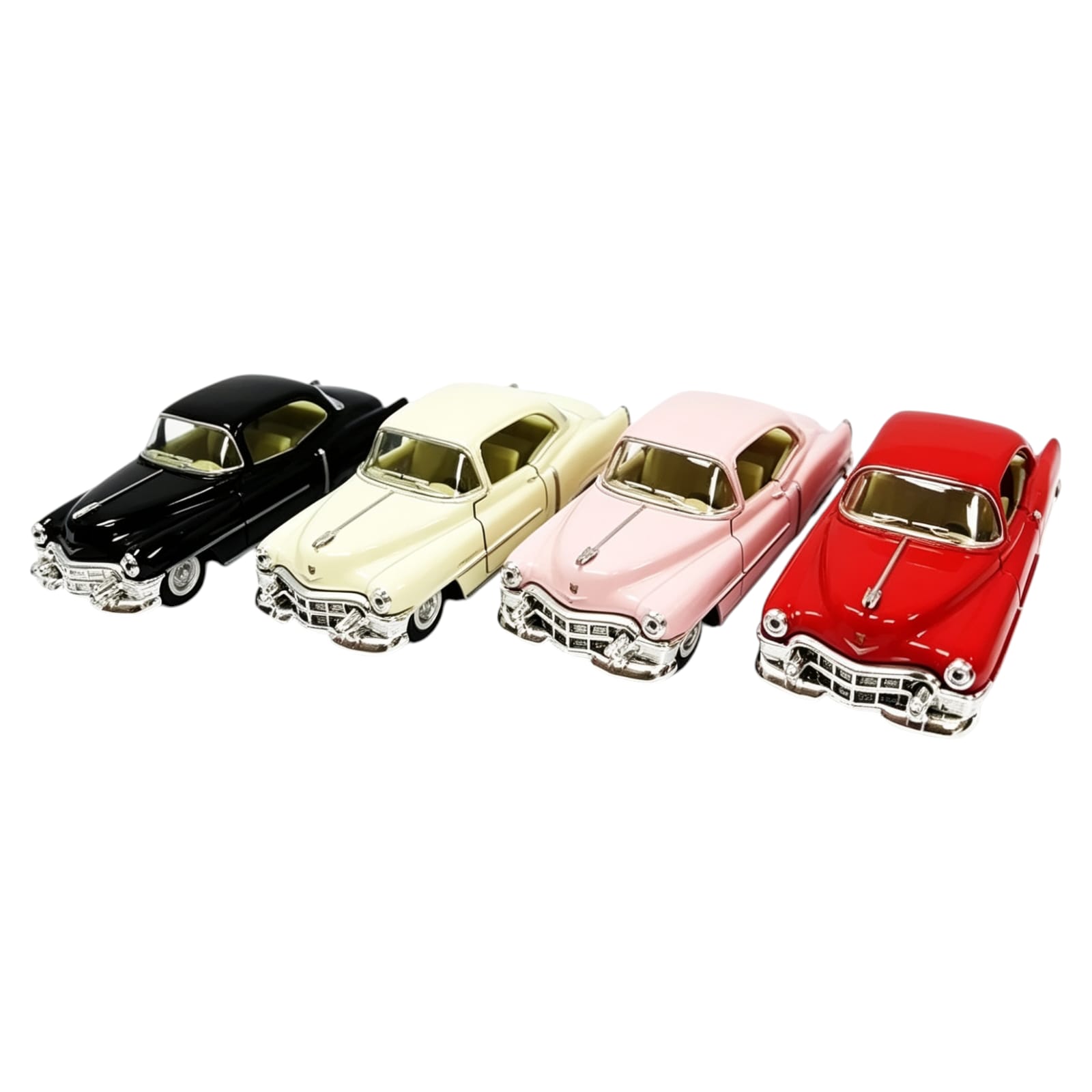43570-COLECCION KINSMART CADILLAC 1953 COUPE 5" LICENCIA  AUTOMOTRIZ PACKAGING  VISOR +INFO+FOTOS
