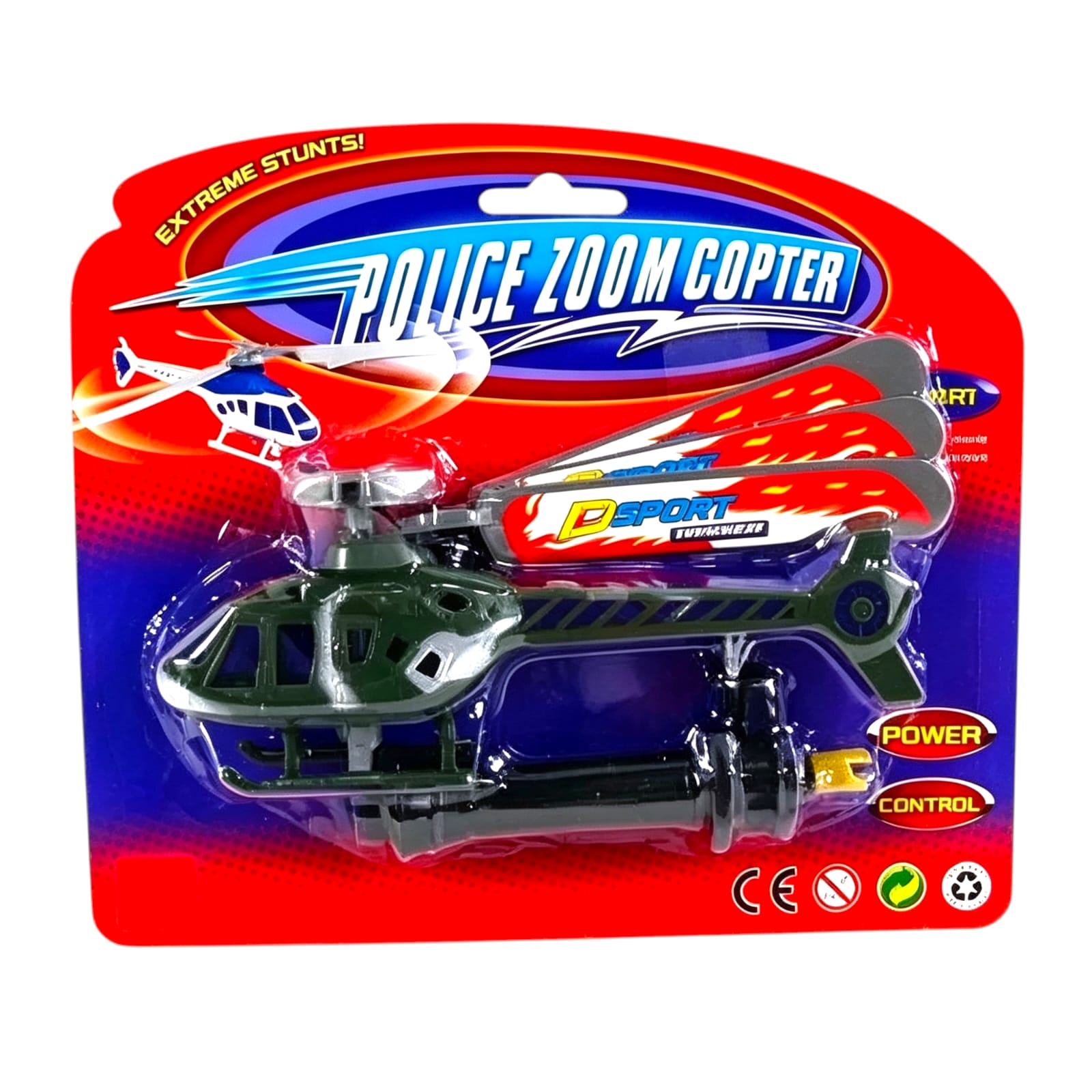 68202- HELICÓPTERO A PULL LINE (vuela)  20X17X2