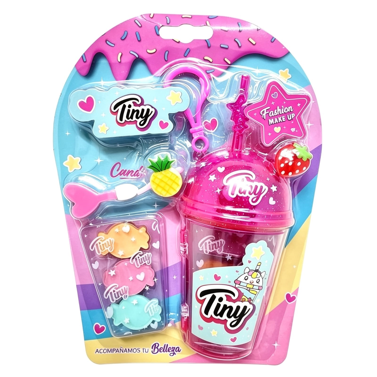 *3281- MAQUILLAJE TINY SET VASO EN BLISTERS 21X16X5 +INFO+FOTOS