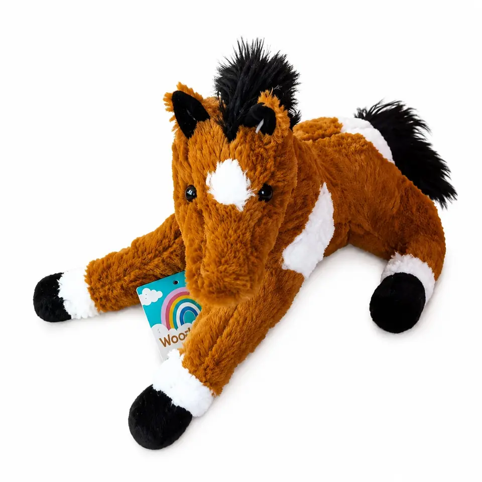 21097- CABALLO C/SONIDO 13"=33CM PELUCHE +INFO+FOTOS