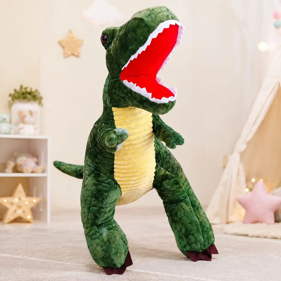 28100G- DINOSAURIO REX GDE 21''  53.5CM PELUCHES  +INFO+FOTOS