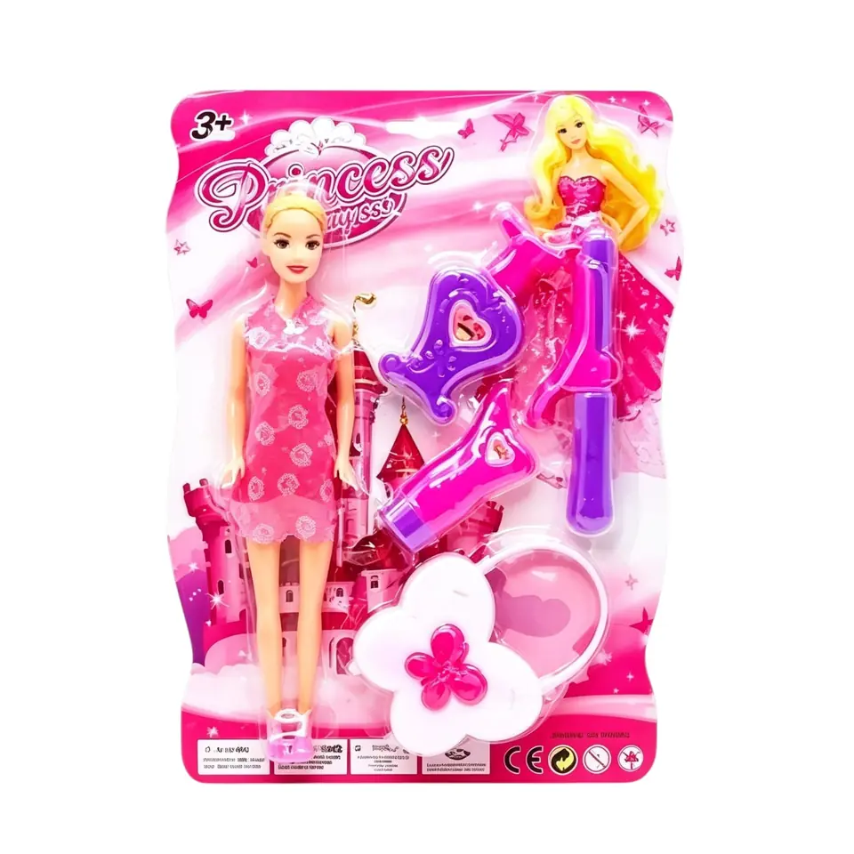 10643 MUÑECA C/JUEGO DE BELLEZA 34X23.5X6