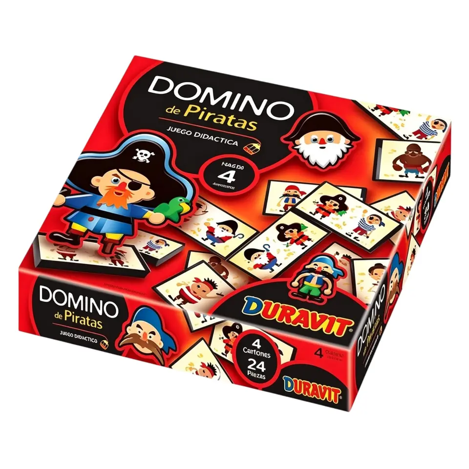 34 DOMINO EN CAJA  PIRATAS  DURAVIT (Caja 24)