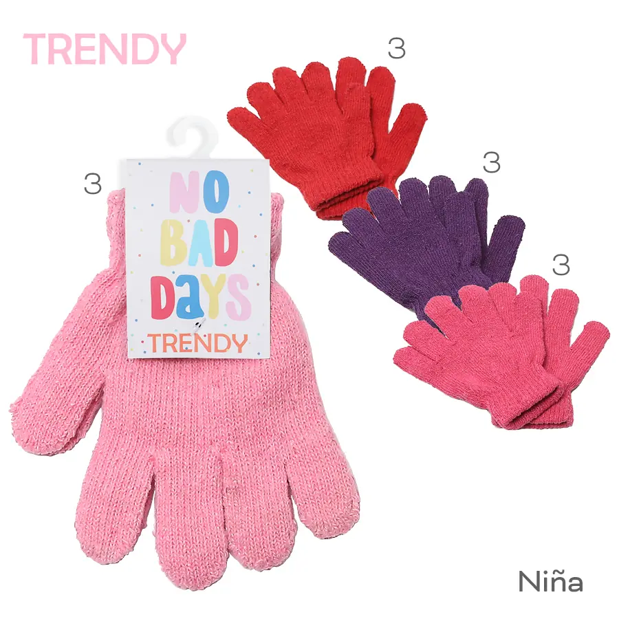 51136-Guante Infantil Trendy textil +INFO+FOTOS