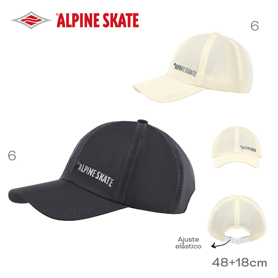 19292- caps	Gorro Alpine Skate	48cm	18cm		Nylon	Tela respirable, ajuste elástico +info+fotos