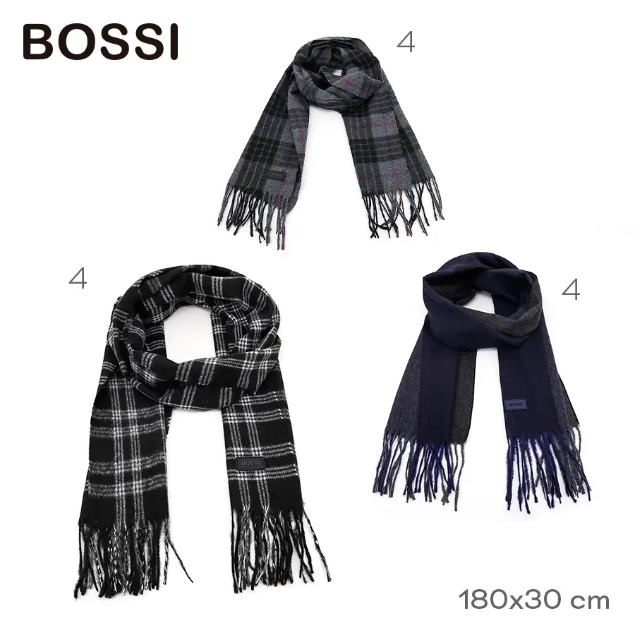 31153-	Bufanda Bossi	180cm	30cm		Poliéster TEXTIL +INFO+FOTOS