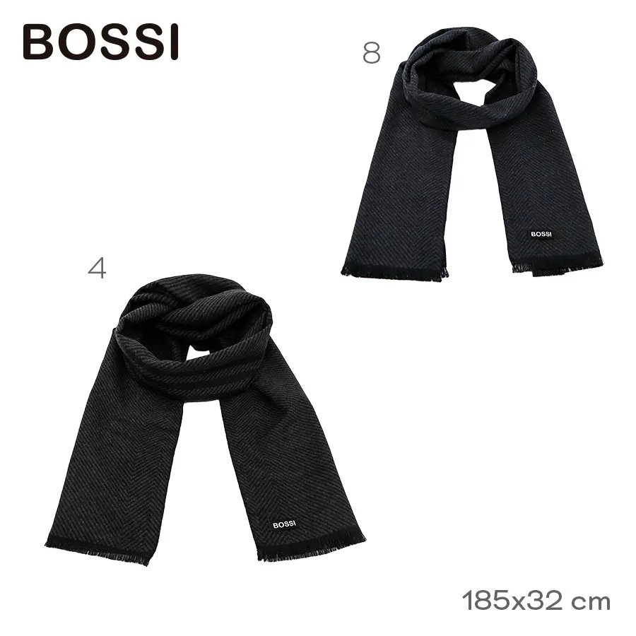 18795-	Bufanda Bossi T2	185cm	32cm		Poliéster TEXTIL +INFO+FOTO