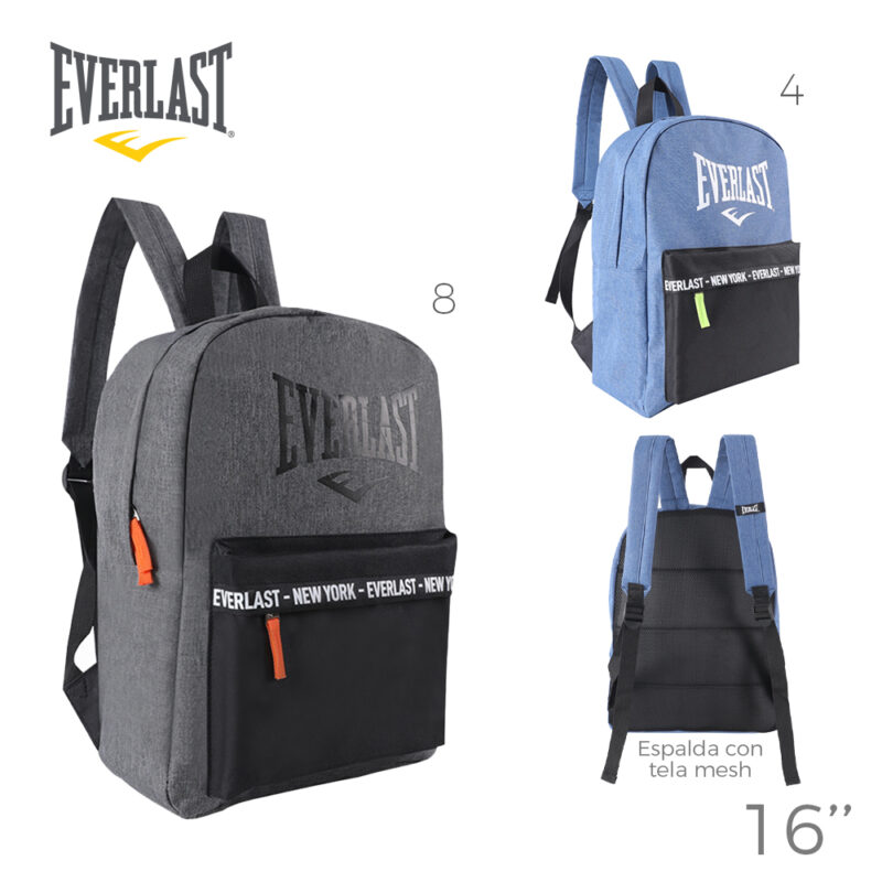 15927 – Mochila Everlast Descripción: 15927 – Mochila Everlast Composición: Alto: Ancho: Profundidad: MAS INFO EN FOTO