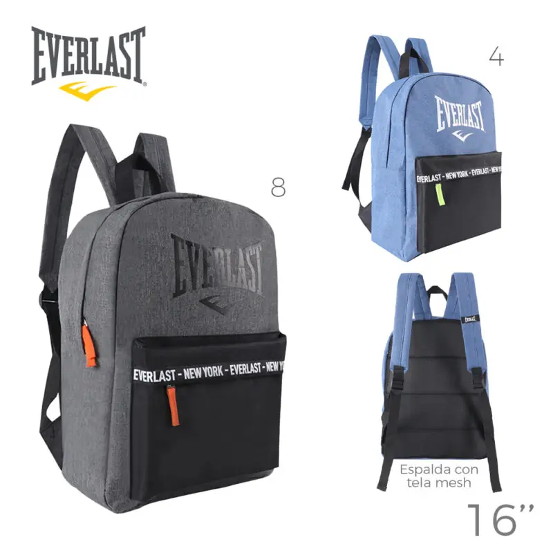 15927 – Mochila Everlast Descripción: 15927 – Mochila Everlast Composición: Alto: Ancho: Profundidad: MAS INFO EN FOTO