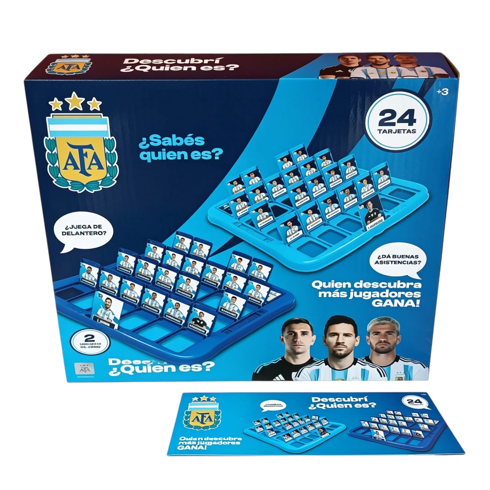57492- JUEGO DE MESA AFA DESCUBRI QUIEN SOY? 29X25X5 LICENCIA OFICIAL +info+fotos