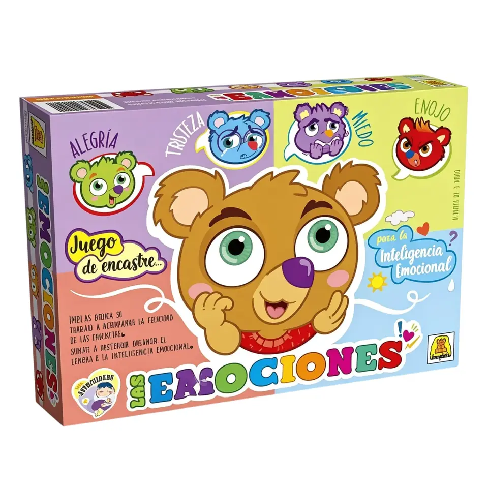 IM253 – LAS EMOCIONES , DIDACTICOS EDUCATIVOS , Un juego en el que a traves de diferentes situaciones nos invita a conversar con los mas pequeños sobre como se sienten, porque y analizar las reacciones propias y de las personas que nos rodean. (CAJA X12) (+INFO PDF)