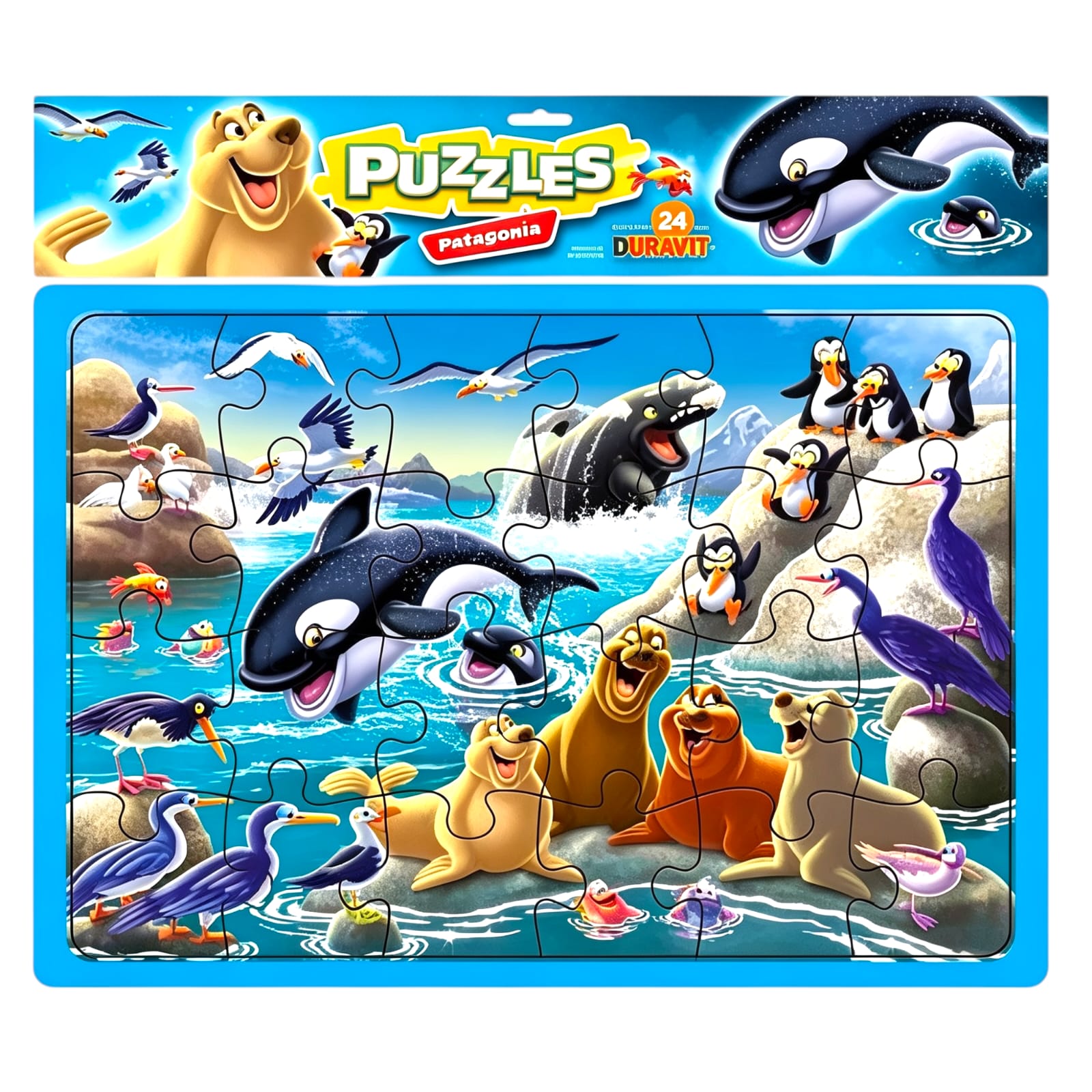 24 PUZZLE X 24P CUADRO GDE  PATAGONIA  DURAVIT (Caja 24)