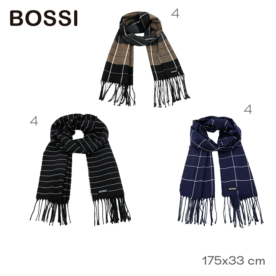 18792-	Bufanda Bossi T2	175cm	33cm		Poliéster TEXTIL +INFO+FOTOS