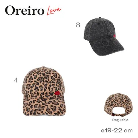 Cap Oreiro Love 19-22cm Algodón Regulable