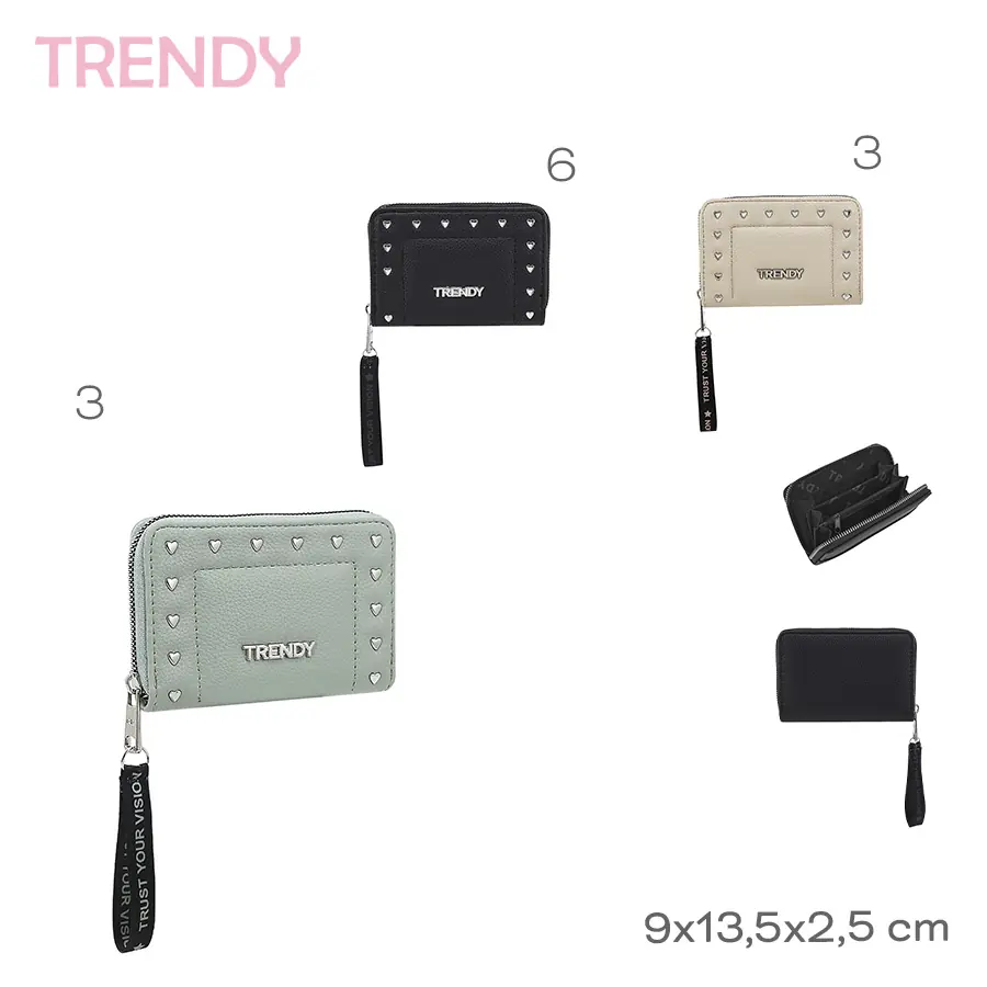 Billetera Trendy 9x13,5x2,5cm