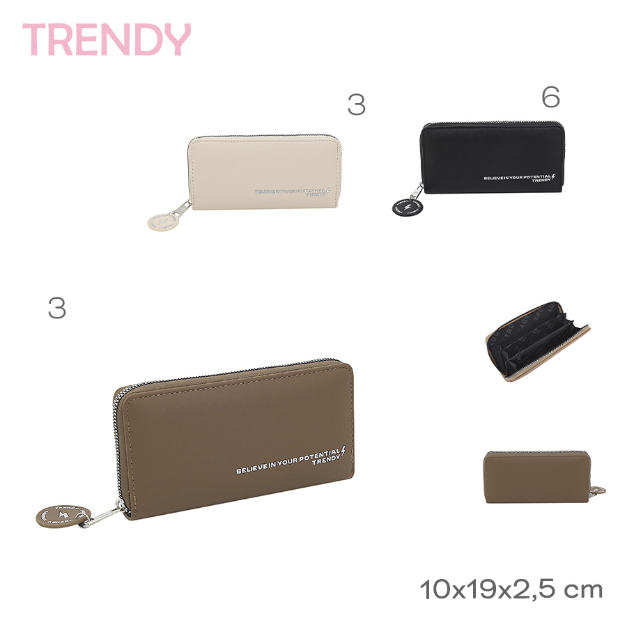 Billetera Trendy 10x19x2,5cm