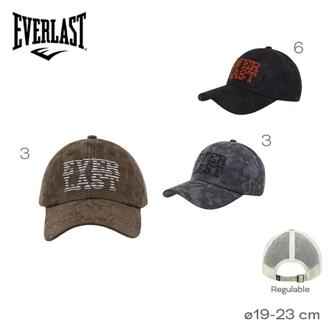 Cap Everlast 19-23cm Algodón Regulable