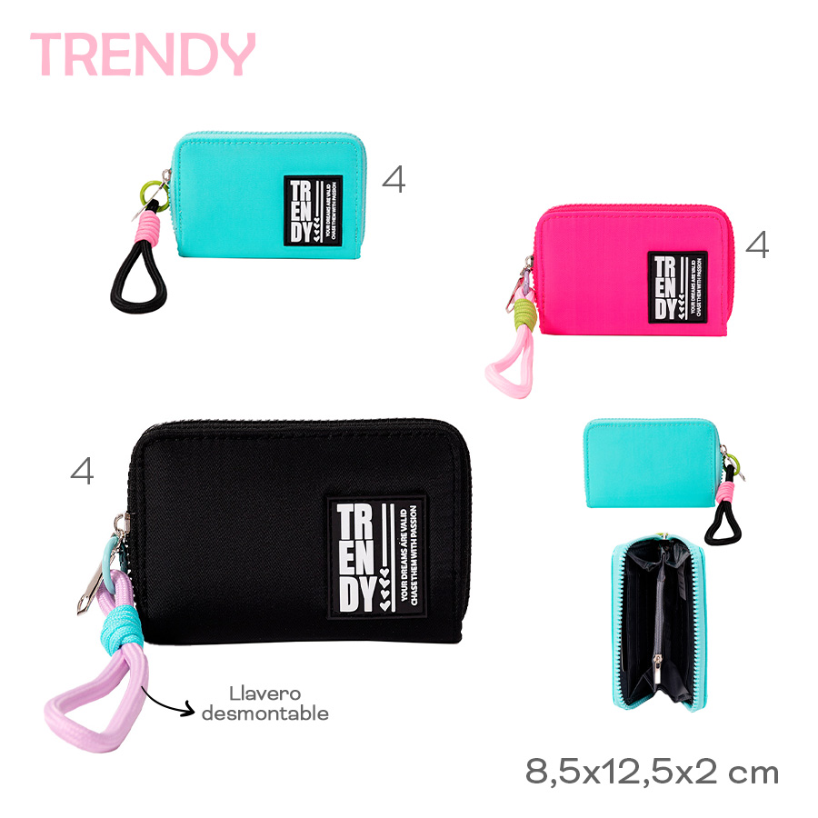 Billetera Trendy 8,5x12,5x2cm