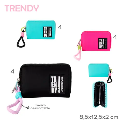 Billetera Trendy 8,5x12,5x2cm