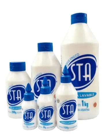 Adhesivo Vinilico STA 6 Presentaciones Sin TACC Apto Slime