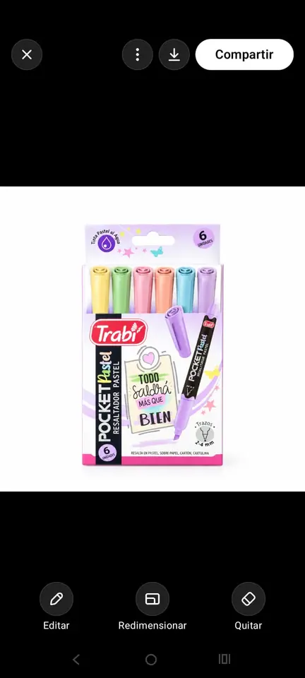 Resaltador Trabi Pocket Pastel x6
