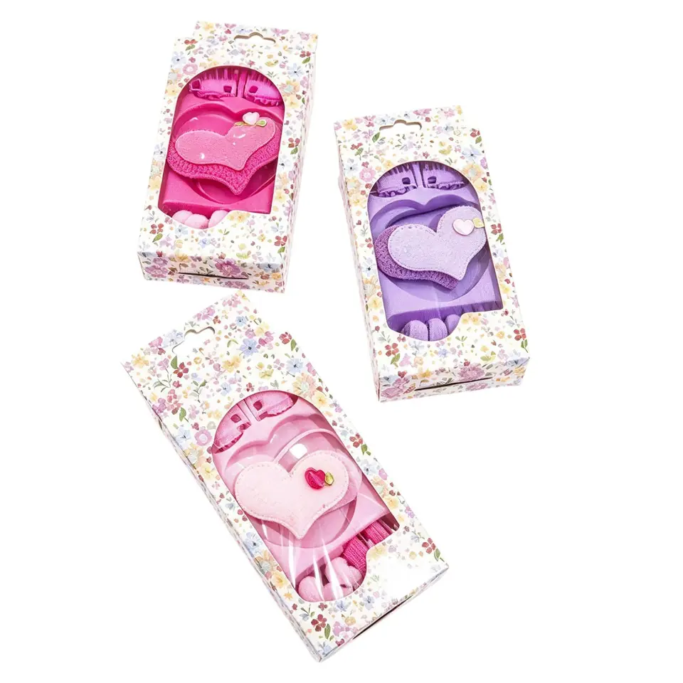 Set Accesorios Pelo Nena Trendy Hebillas Gomitas Colores