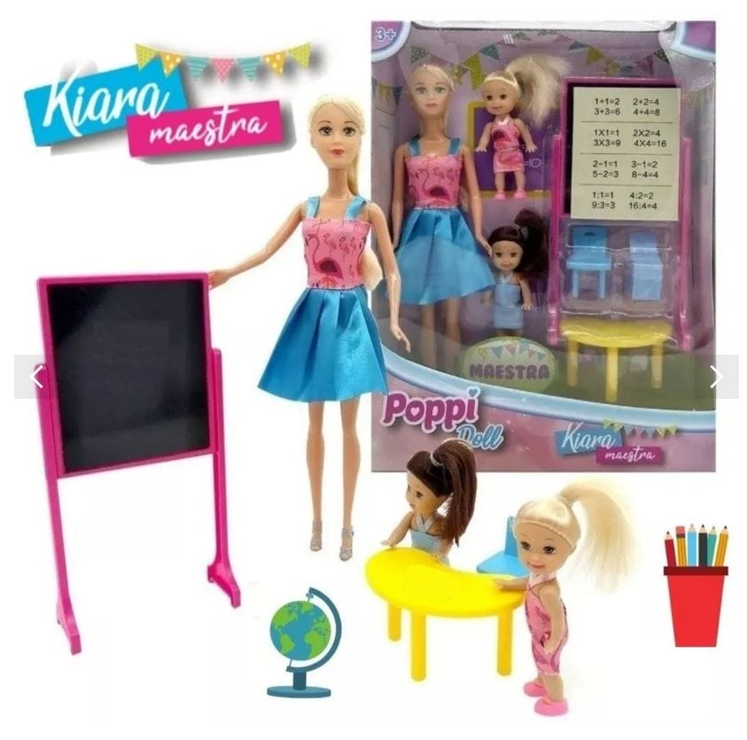 Muñeca Kiara" Maestra " Poppi Doll Original
