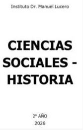 CIENCIAS SOCIALES - HISTORIA  2° año