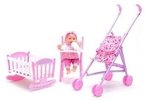 Bebé  con accesorios 5 En 1 Little Luv