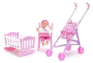 Bebé  con accesorios 5 En 1 Little Luv