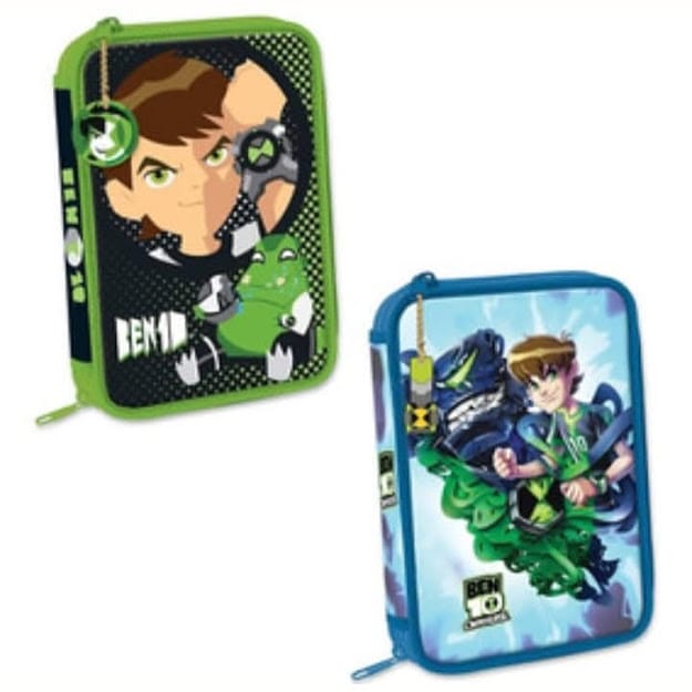 CARTUCHERA DE CRESKO DE 2 Y 3 PISOS DE "BEN 10 " CON LICENCIA